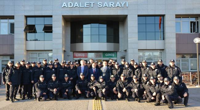 AKSARAY POLİS OKULU ÖĞRENCİLERİNDEN AKSARAY ADLİYESİNE ZİYARET