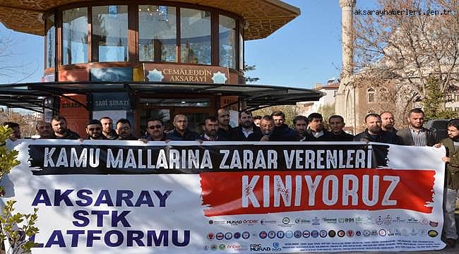 AKSARAY SİVİL TOPLUM PLATFORMU, BİLGİ EVİ'NE YAPILAN SALDIRIYI KINADI