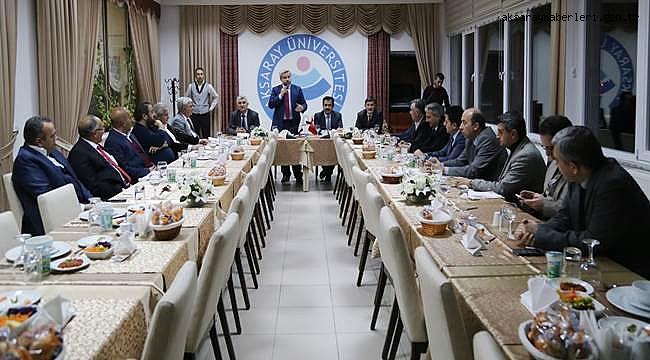 ASÜ YÖNETİMİ MESLEKİ BİRLİKLERİN TEMSİLCİLERİYLE BULUŞTU