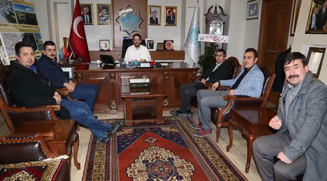 BAŞKAN YAZGI, TACİN MAHALLESİ ESNAFLARIYLA GÖRÜŞTÜ