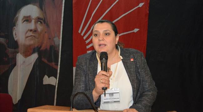 CHP AKSARAY MERKEZ İLÇE BAŞKANI NAZİFE KÜÇÜK OLDU