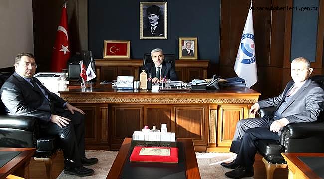 İL SAĞLIK MÜDÜRÜ KILIÇASLAN REKTÖR ŞAHİN’İ ZİYARET ETTİ