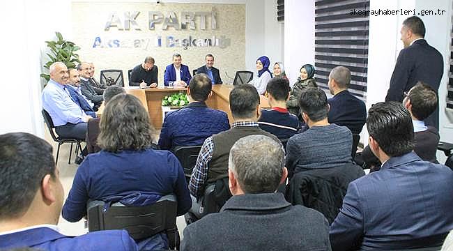 AK PARTİ AKSARAY YENİ YÖNETİMİ İLK TOPLANTISINI GERÇEKLEŞTİRDİ