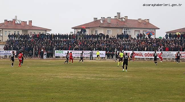 AKSARAY BELEDİYESPOR LİDERLİĞİNİ KORUDU, NEVŞEHİR SPOR 1 – 1 AKSARAY BELEDİYESPOR