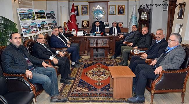 AKSARAY TARIM PLATFORMUN DAN BAŞKAN YAZGI’YA ZİYARET