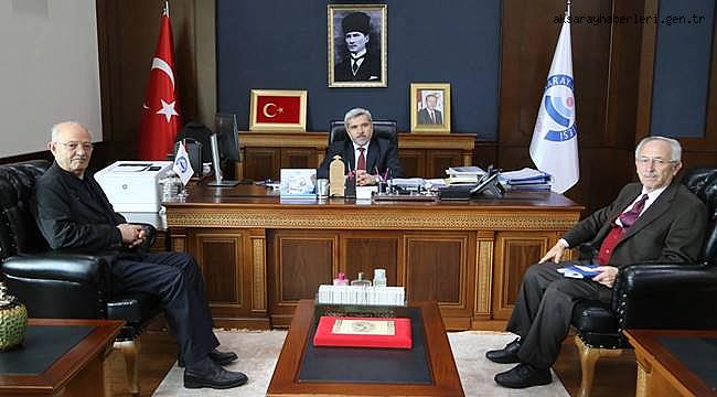 AKTÜSDER YÖNETİCİLERİ REKTÖR ŞAHİN’İ ZİYARET ETTİ