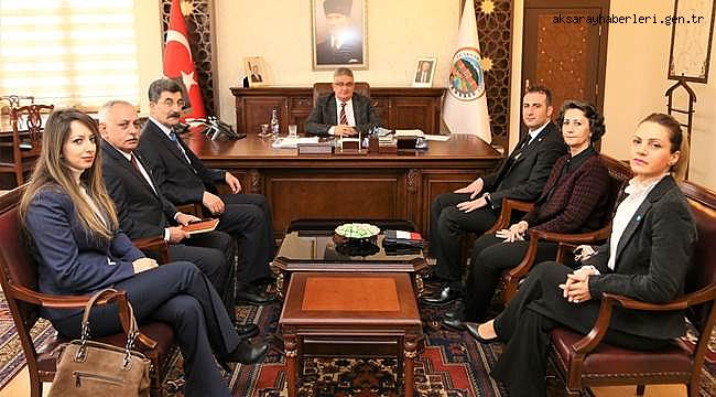 İYİ PARTİ YÖNETİM KURULU’NDAN VALİ PEKMEZ’E ZİYARET