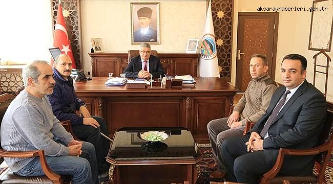 15 TEMMUZ GAZİLERİ VALİ AYKUT PEKMEZ’İ ZİYARET ETTİ