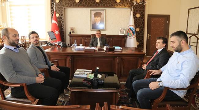 AA KONYA BÖLGE MÜDÜRLÜĞÜNDEN ve KARAYOLLARI 4. BÖLGE MÜDÜRLÜĞÜNDEN VALİ AYKUT PEKMEZ’E ZİYARET