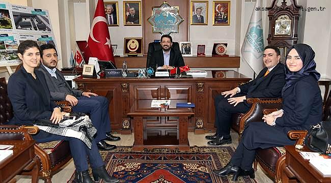 ‘AÇIK KAPI MİLLETİN KAPISI’ PROJE GÖREVLİLERİ BAŞKAN YAZGI’YI ZİYARET ETTİ