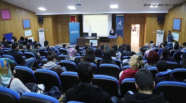 AHİKA UZMANLARI ASÜ'DE ÖĞRENCİLERLE BULUŞTU