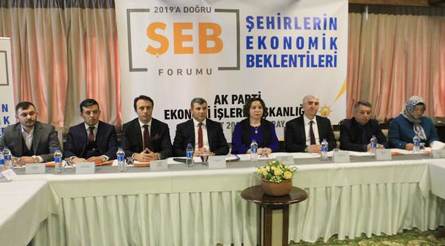 AKSARAY’DA ‘ŞEHİRLERİN EKONOMİK BEKLENTİLERİ (ŞEB) FORUMU’ DÜZENLENDİ