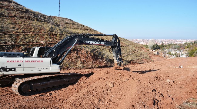 AKSARAY ERVAH MEZARLIĞI GENİŞLETİLİYOR