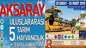 BU FUAR İLE AKSARAY YİNE KENDİNDEN SÖZ ETTİRECEK