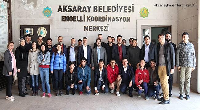 ENGELLİLER KOORDİNASYON MERKEZİNDE EKPSS KURSUNU ZİYARET ETTİLER -Aksaray haber