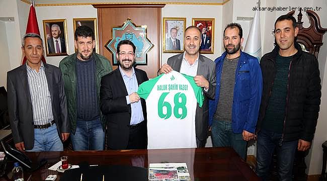 EŞMEKAYA BELEDİYE GENÇLİK SPOR YÖNETİMİNDEN BAŞKAN YAZGI’YA ZİYARET