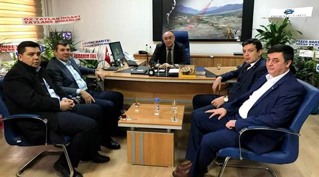 İL BAŞKANI ALTINSOY’DAN, TAPU MÜDÜRÜ İSA ALICI’YA HAYIRLI OLSUN ZİYARETİ