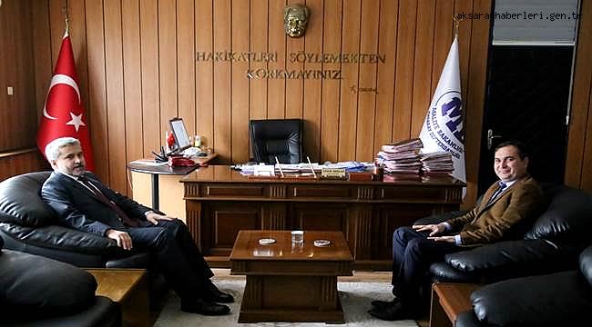 REKTÖR ŞAHİN DEFTERDAR ARSLAN’I ZİYARET ETTİ