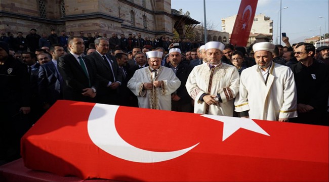 ŞEHİT PİYADE UZMAN ONBAŞI ŞAHİN KAYA SON YOLCULUĞUNA UĞURLANDI