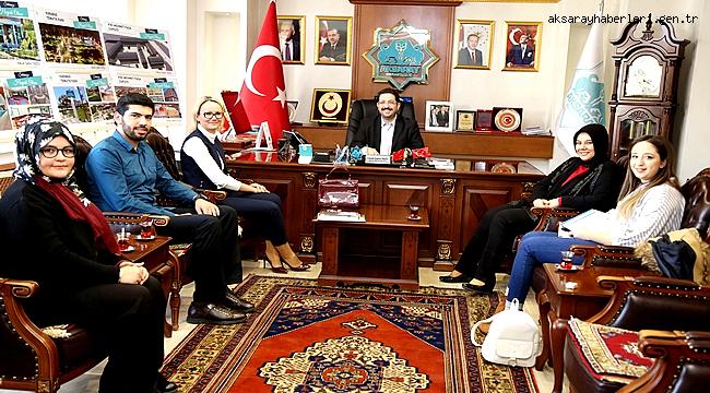 5. ULUSAL YÖNETİM BİLİŞİM ZİRVESİ ÖNCESİ BAŞKAN YAZGI’YA ZİYARET