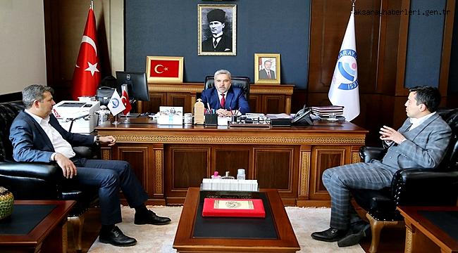 AK PARTİ HEYETİ REKTÖR ŞAHİN’İ ZİYARET ETTİ