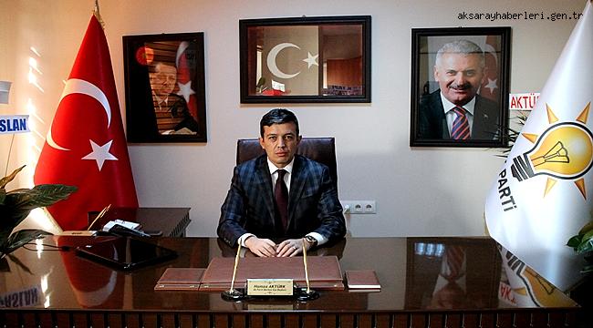 AK PARTİ MERKEZ İLÇE BAŞKANI HAMZA AKTÜRK’ÜN, 14 MART TIP BAYRAMI MESAJI