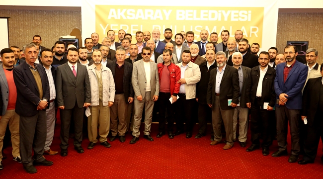 AKSARAY'DA YEREL BULUŞMALAR KAPSAMINDA DİN GÖREVLİLERİYLE BİR ARAYA GELİNDİ
