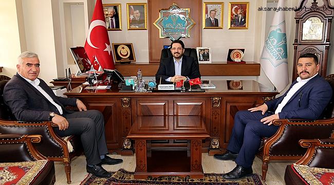 AKSARAY MHP TEŞKİLATINDAN BAŞKAN YAZGI’YA NEZAKET ZİYARETİ