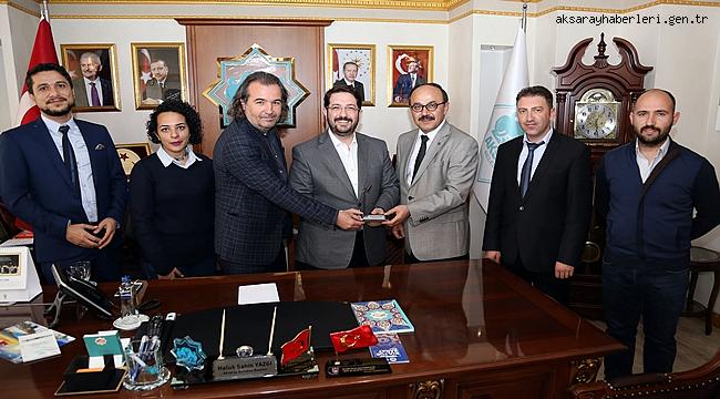 JEOLOJİ MÜHENDİSLERİNDEN BAŞKAN YAZGI’YA ZİYARET - Aksaray haber