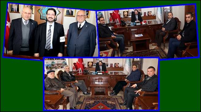 KUYUMCULAR ODASI, AKMÜB ve YEŞİLAY'DAN BAŞKAN YAZGI’YA ZİYARET