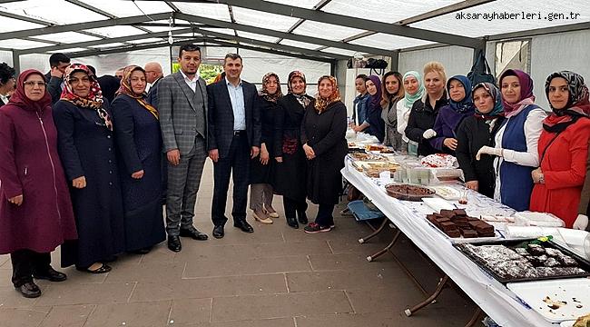 AK KADINLARDAN, AKSARAY'DA MEHMETÇİĞE DESTEK KERMESİ