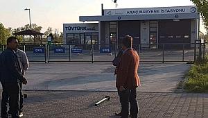 Aksaray'da Araç muayene istasyonuna giden sürücüler şaşkınlık yaşadı