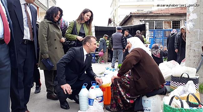 AKSARAY İYİ PARTİ YÖNETİMİ AKSARAY PAZARCI ESNAFININ SORUNLARINI DİNLEDİ