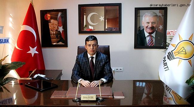 MERKEZ İLÇE BAŞKANI AKTÜRK’ÜN 23 NİSAN KUTLAMA MESAJI
