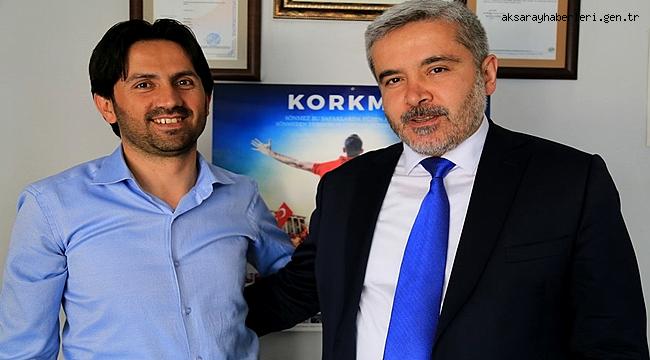 ŞAHİN’DEN İLÇE BAŞKANI ÖZDEMİR’E İADE-İ ZİYARET