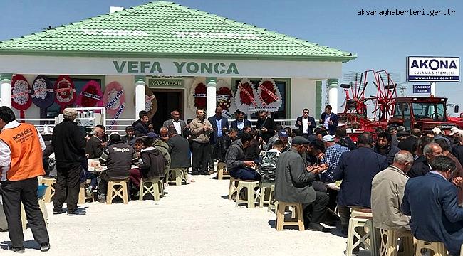 VEFA YONCA EŞMEKAYA'DA HİZMETE AÇILDI