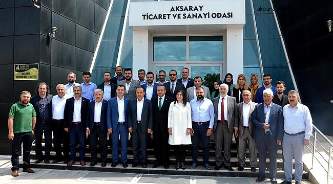 AK PARTİ HEYETİNDEN ATSO BAŞKANI GÖKTAŞ VE EKİBİNE ZİYARET