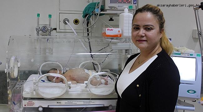 AKSARAY’DA BİR İLK DAHA GERÇEKLEŞTİ 33 SAATLİK BEBEK AMELİYAT EDİLDİ