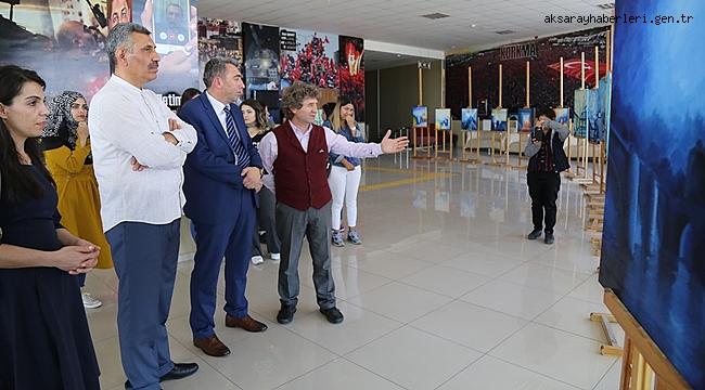 AKSARAY'DA UYANIŞ VE KÖPRÜLER TEMALI SERGİLER AÇILDI
