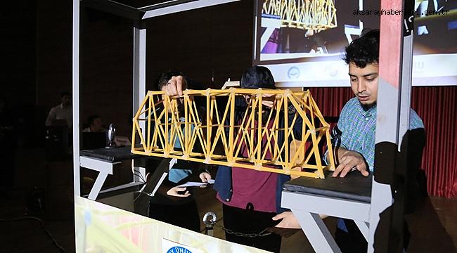 ASÜ’DE ÜÇÜNCÜ MAKARNA KÖPRÜLER YARIŞTI