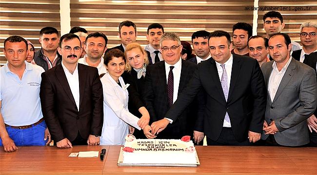 KAMU KURUMLARINDA ÇALIŞAN İÇÇİLER KADRO SEVİNCİNİ VALİ AYKUT PEKMEZ’LE PAYLAŞTI