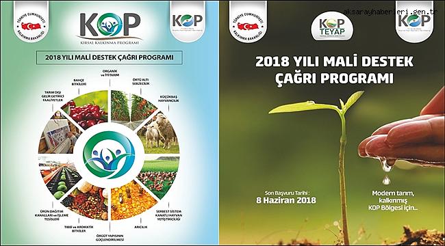 KOP’TAN TARIMSAL ÜRETİME MALİ DESTEK