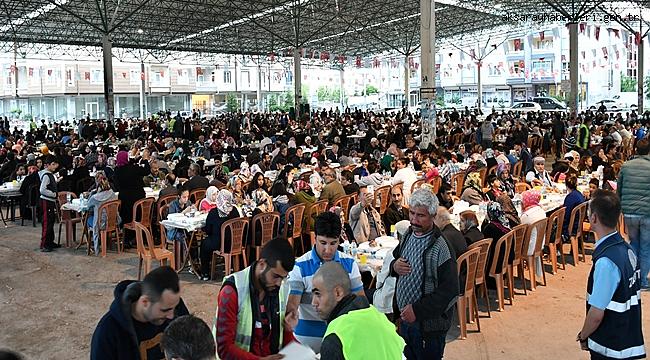 RAMAZAN'IN BEREKETİ MAHALLE İFTAR SOFRALARINDA -Aksaray Haberleri