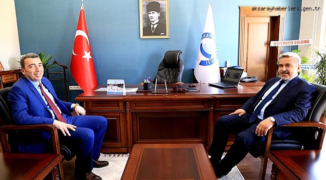 REKTÖR ŞAHİN’DEN REKTÖR YARDIMCISI DELİGÖZ’E HAYIRLI OLSUN ZİYARETİ