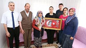 Aksaray'da Şehit ailelerinin tamamına yakını ziyaret edildi