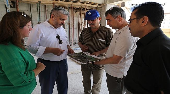 AKSARAY FEN EDEBİYAT FAKÜLTESİ EK BLOK İNŞAATI İLERLİYOR 