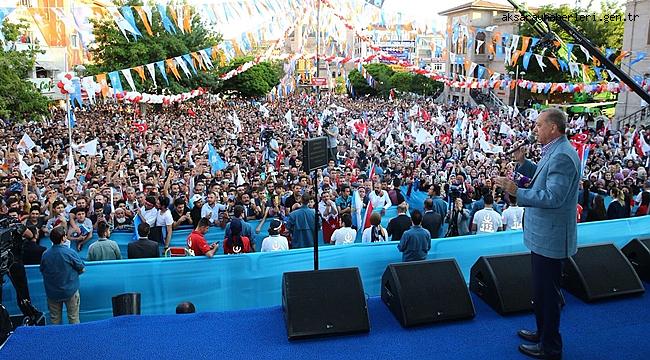 BAŞKAN ALTINSOY, AKSARAY CUMHURBAŞKANIMIZI COŞKUYLA KARŞILADI