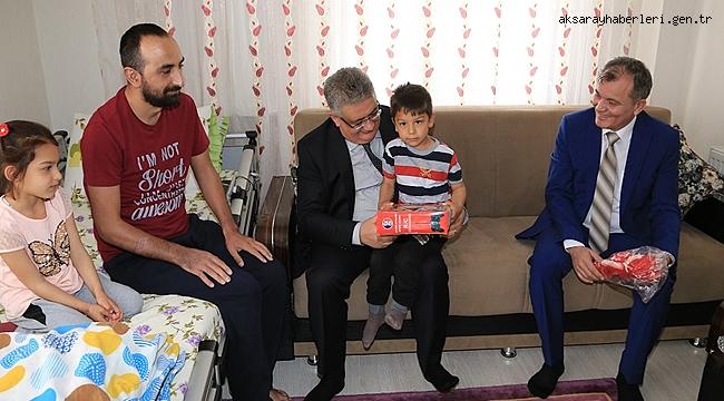 VALİ AYKUT PEKMEZ AFRİN GAZİSİ ARSLAN'I ZİYARET ETTİ
