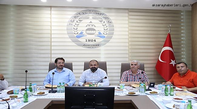 ATSO MECLİSİ BAŞKAN YAZGI’YI KONUK ETTİ