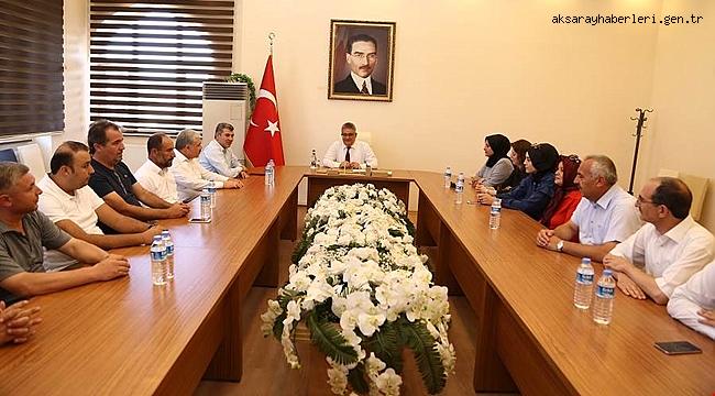 AK Parti İl Yönetiminden Vali Aykut Pekmez'e ziyaret